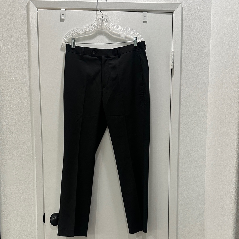 Apt. 9 Extra Slim Fit Classic Black Dress Pants for Men